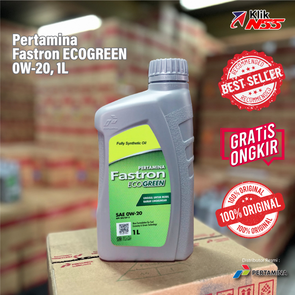 Oli Mobil Pertamina - FASTRON ECOGREEN 0W-20 1L | A070209218