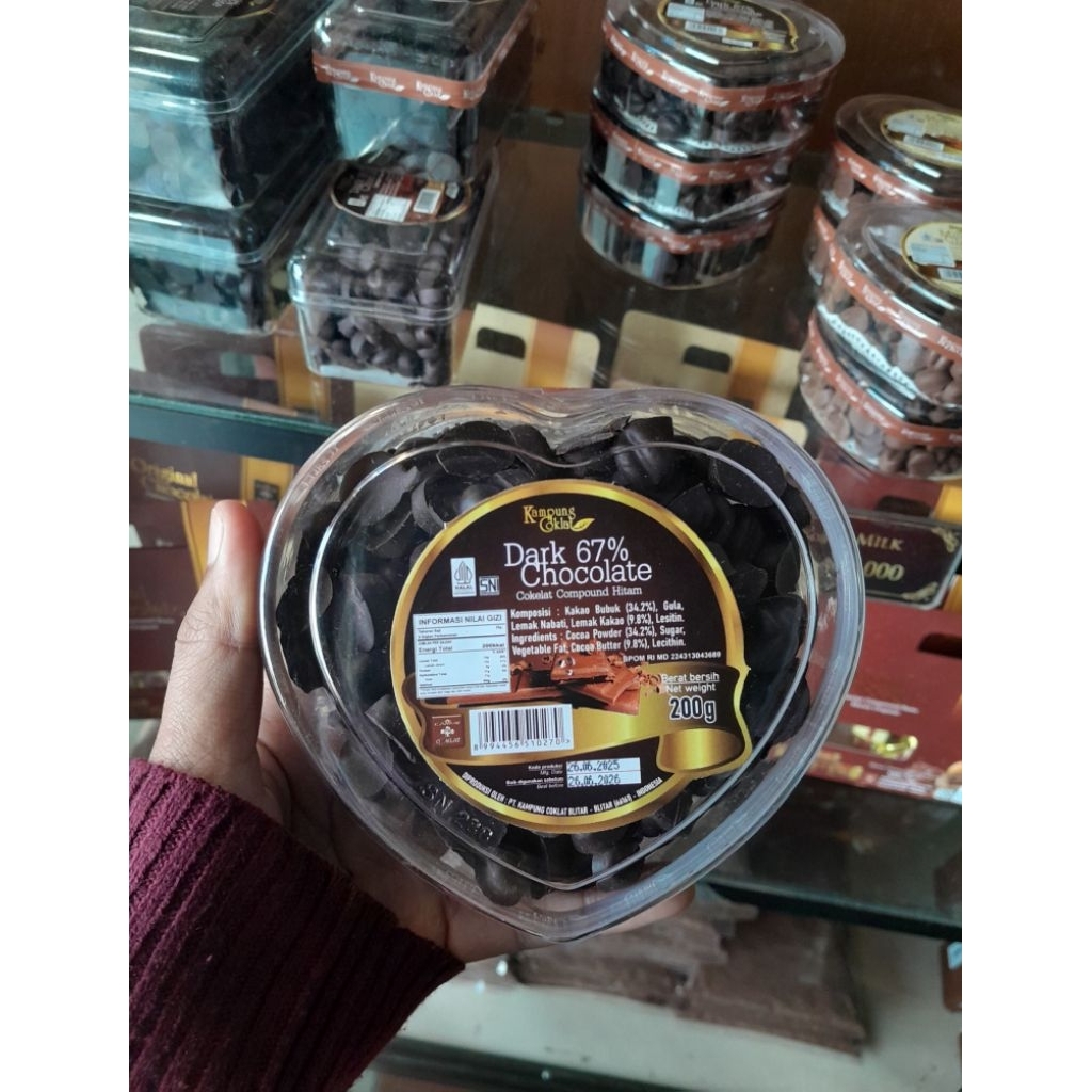 

Cokelat Hitam Dark Chocolate 67% - KAMPUNG COKLAT BLITAR