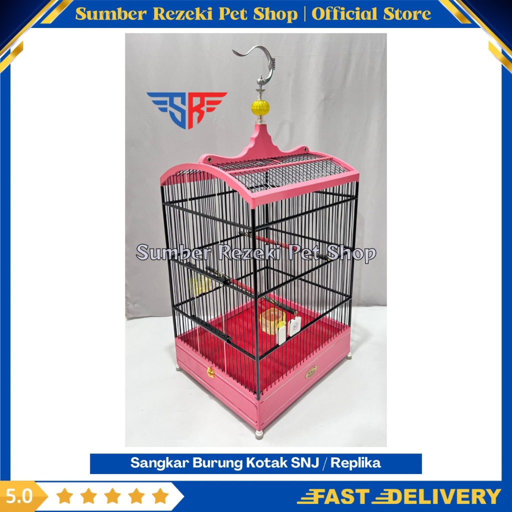 PO Sangkar Burung Kotak SNJ Kandang Burung Replika Bnr Radja Kotak Kenari Cucak ijo Murai Trucuk Cen