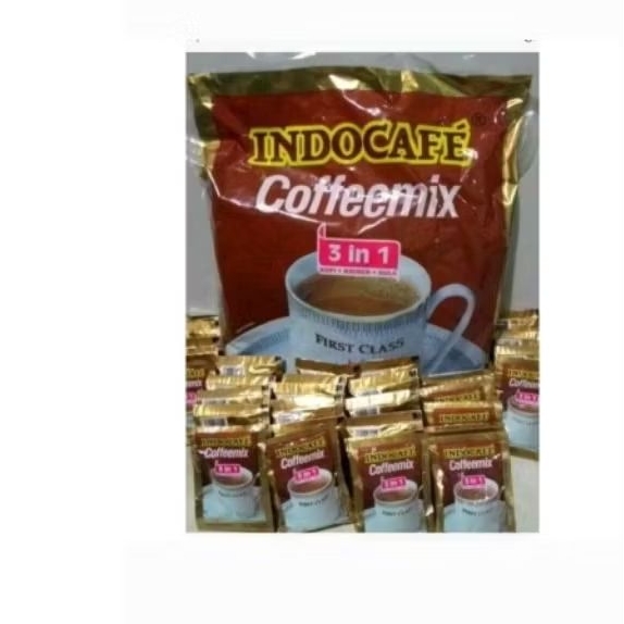 

[PAK]INDOCAFFE COFFEEMIX 3in1, 1 pak isi 100 SACHET 20gr 20 gr PCS-RENCENG