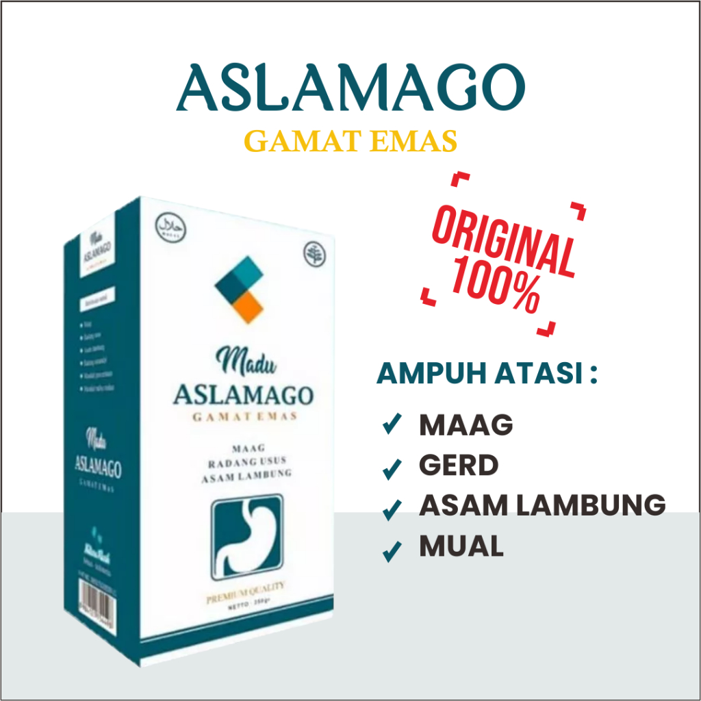 

MADU ASLAMAGO GAMAT EMAS 100% ORIGINAL 230ML