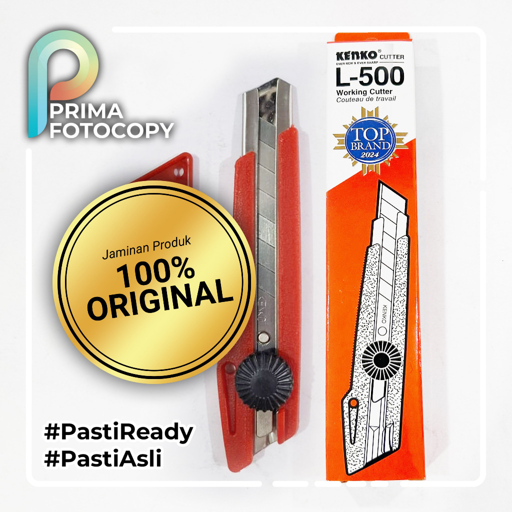 

Cutter Kater Kenko L-500 L 500 | untuk memotong kertas karton hardboard impraboard tali benang art paper carton