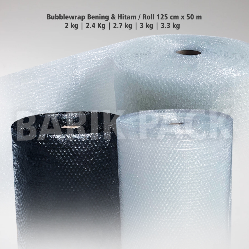 

Bubble Wrap Bening / Bubblewrap Bening 125 cm x 50 meter / Bubble wrap roll Tebal Murah