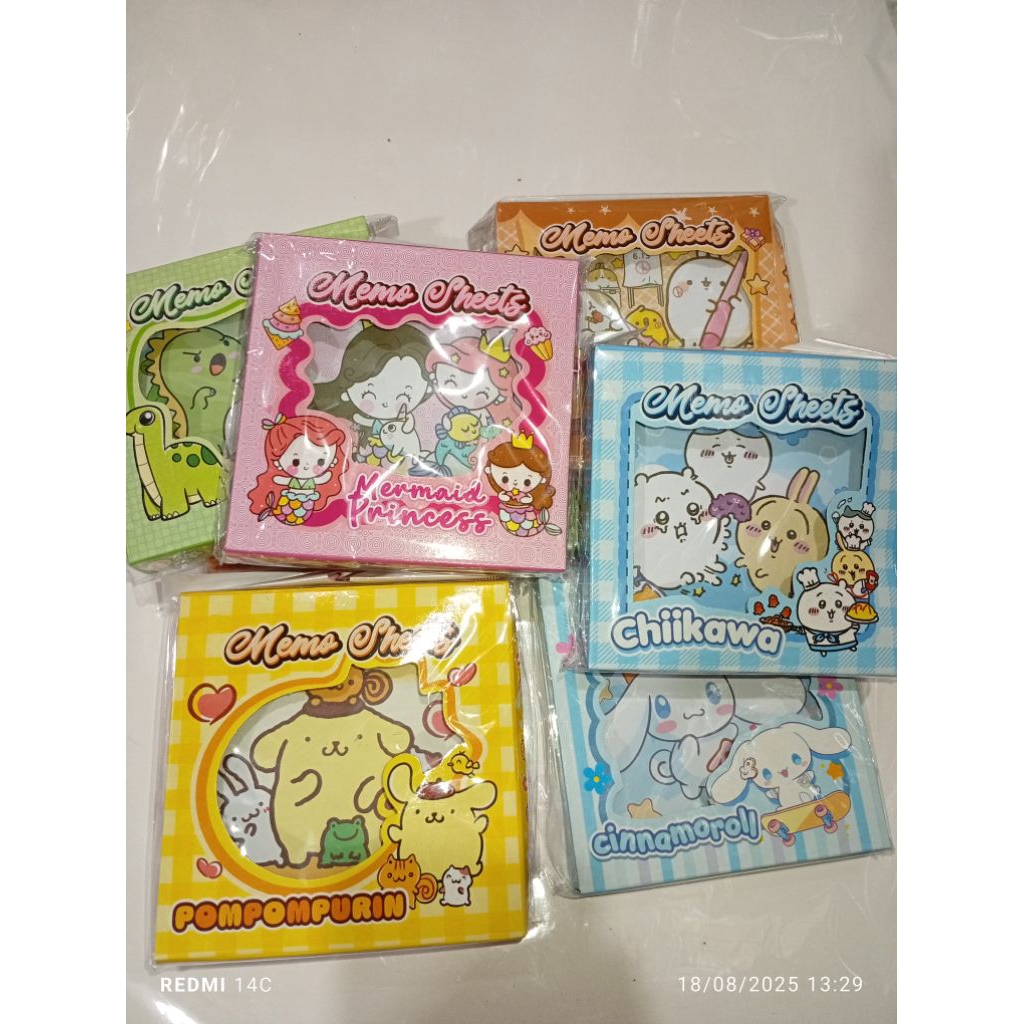 

Memo Sheets Cute Dino 10pcs