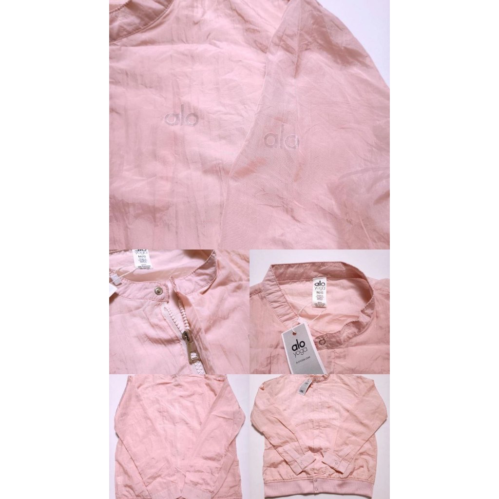 Jacket sport alo yoga original anti uv waterproof