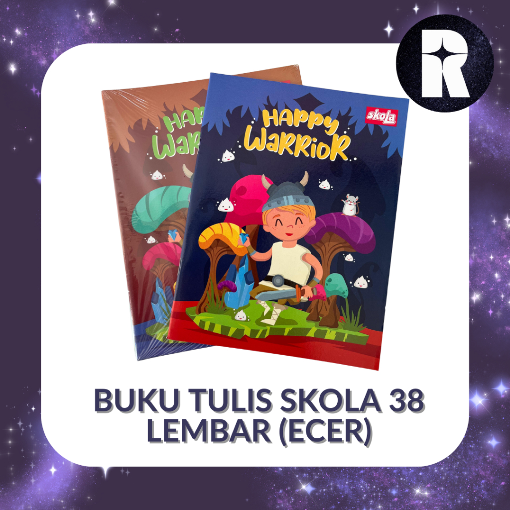 

Buku Tulis SKOLA by SIDU Kwarto 38 Lembar ECER [PER-PCS]