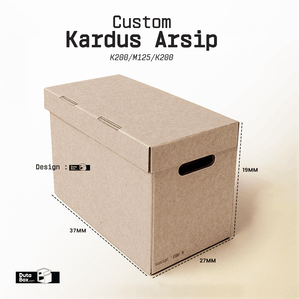 

Kardus Arsip 37x27x19 cm – B-Flute