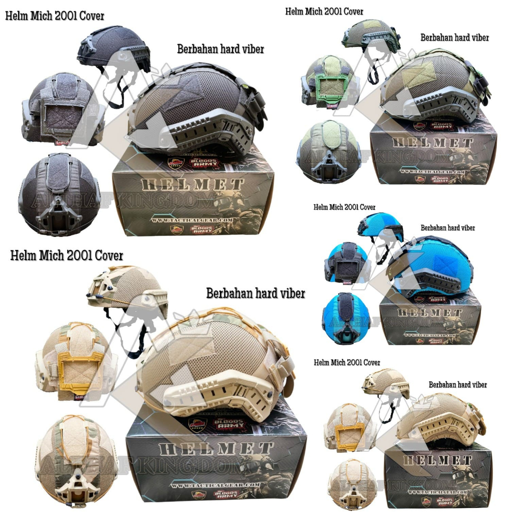 Helm Tactical Mich 2001 Cover band batery / Helm Tactical full Cover MICH 2001