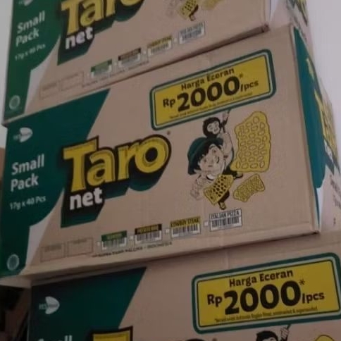 

1 Dus isi 40 pcs Taro BBQ 17 gr