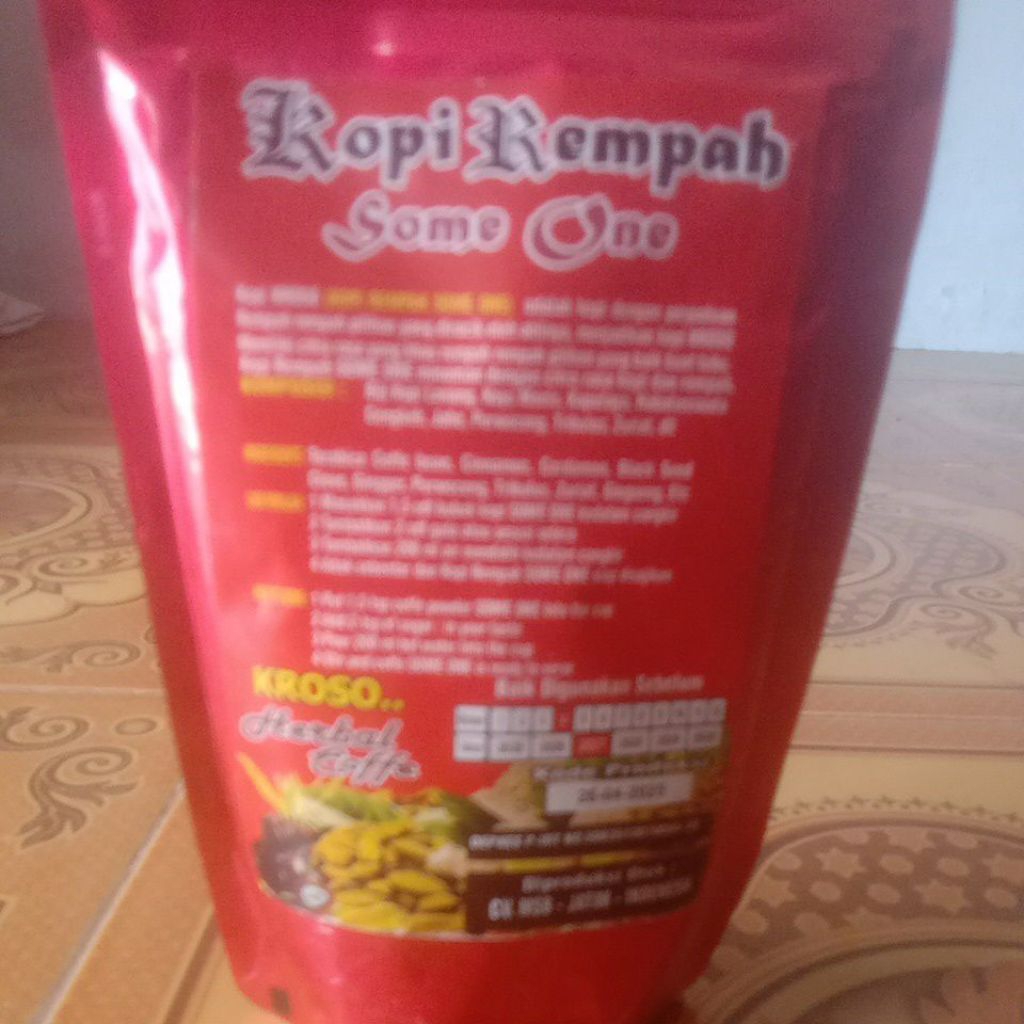 

kopi rempah some one