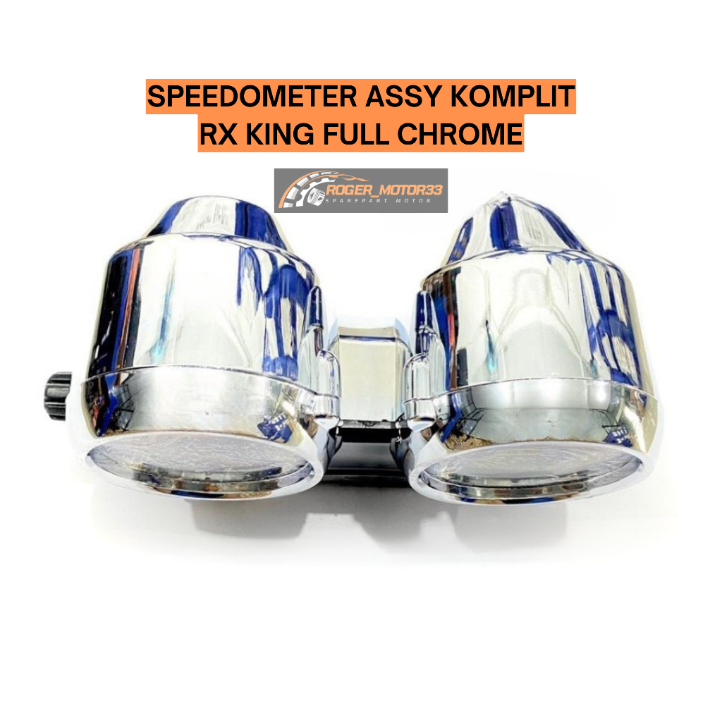 SPEEDOMETER SPEEDO RX KING NEW FULL CHROME KRUM KILAT