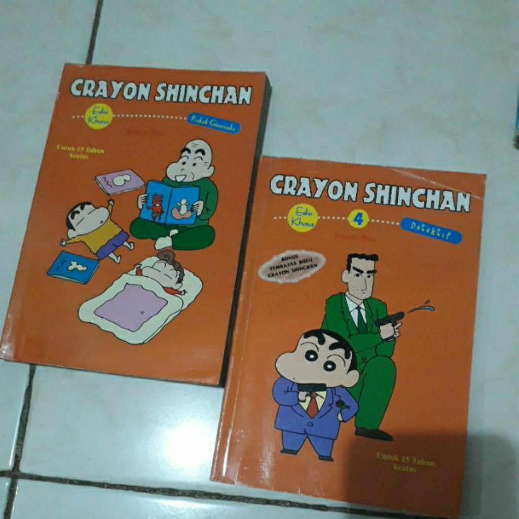 Crayon Shinchan Edisi Khusus - Cover Oren (Yoshito Usui)
