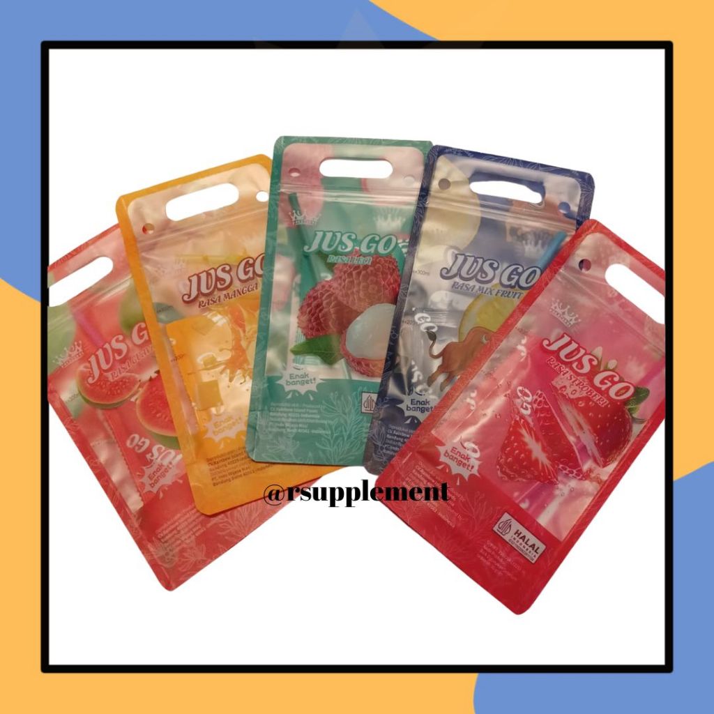 

Hoshi Jusgo Pouch Drink 30gr Minuman Kemasan Aneka Rasa Jambu Strawberry Mix Fruit Leci Mangga Jus Go Juice Instan Varian Guava Stroberi Buah Campur Lychee Mango