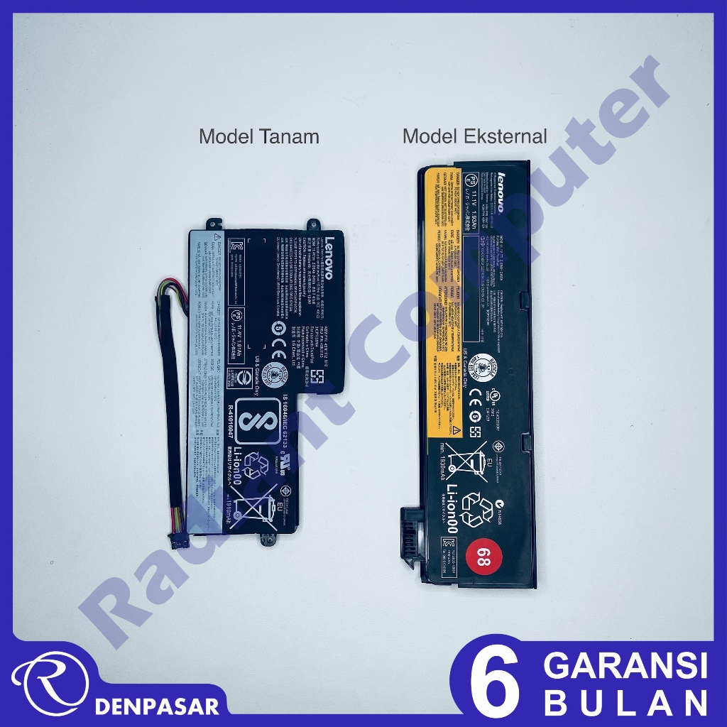 Baterai Lenovo ThinkPad X240 X240S X250 X260 X270