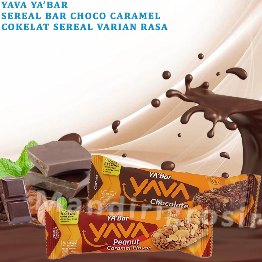 

Sereal Bar Choco Caramel * Yava Ya'Bar * Cokelat Sereal Varian Rasa * 28gr