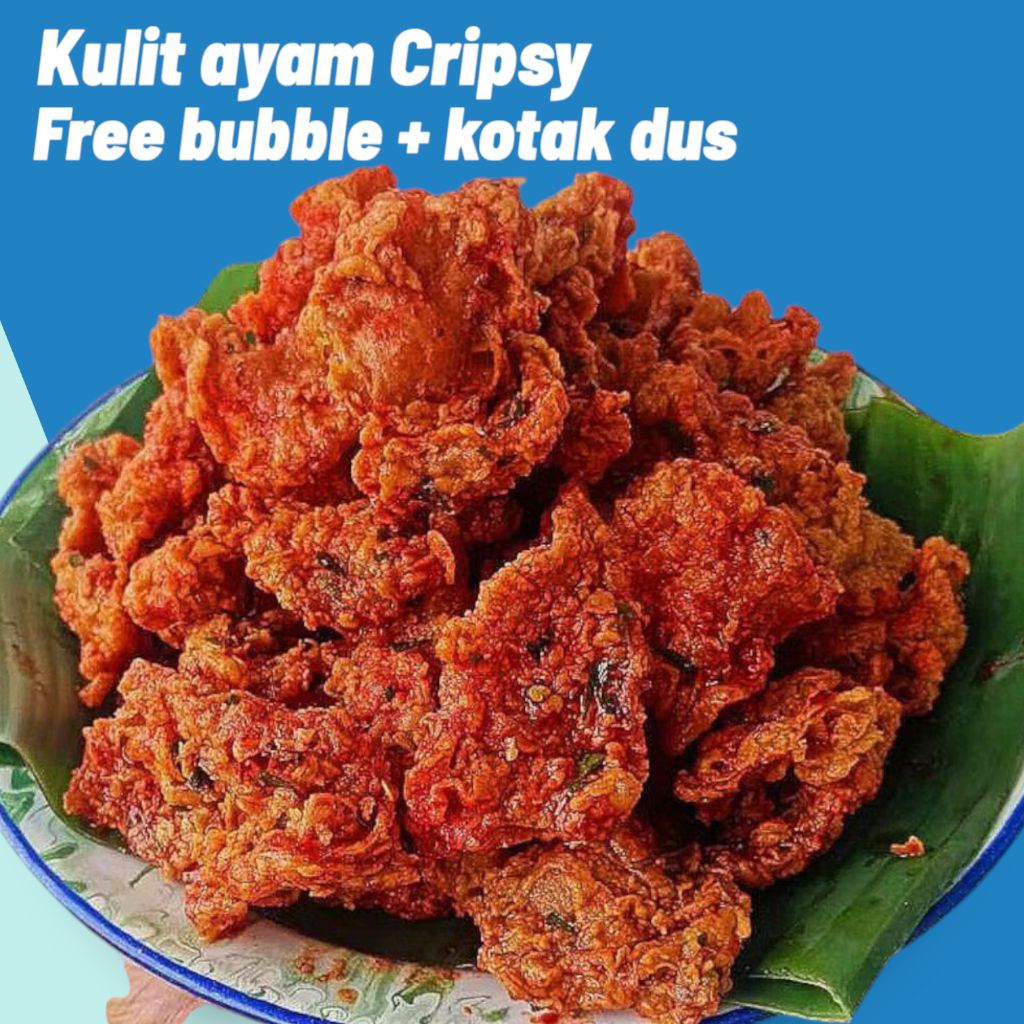 

Kulit Ayam Crispy Pedas Daun Jeruk 1kg – Snack Gurih Kriuk | Cemilan Viral Pedas bikin nagih | Bisa COD