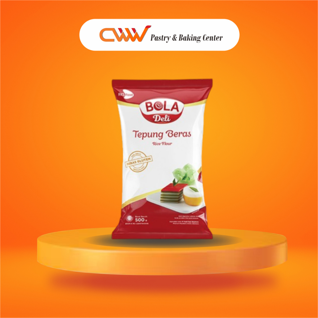 

Bola Deli Tepung Beras Rice Flour 1Kg Kue Basah Cake Roti Jajanan Pasar