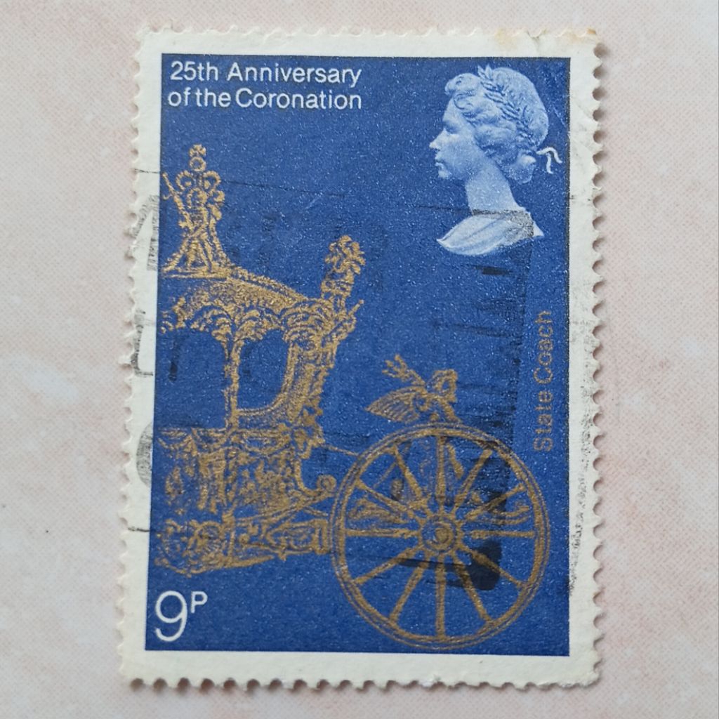 

Perangko Prangko Jadul Inggris UK Seri 25th Anniversary of Coronation 1978 - YN2711