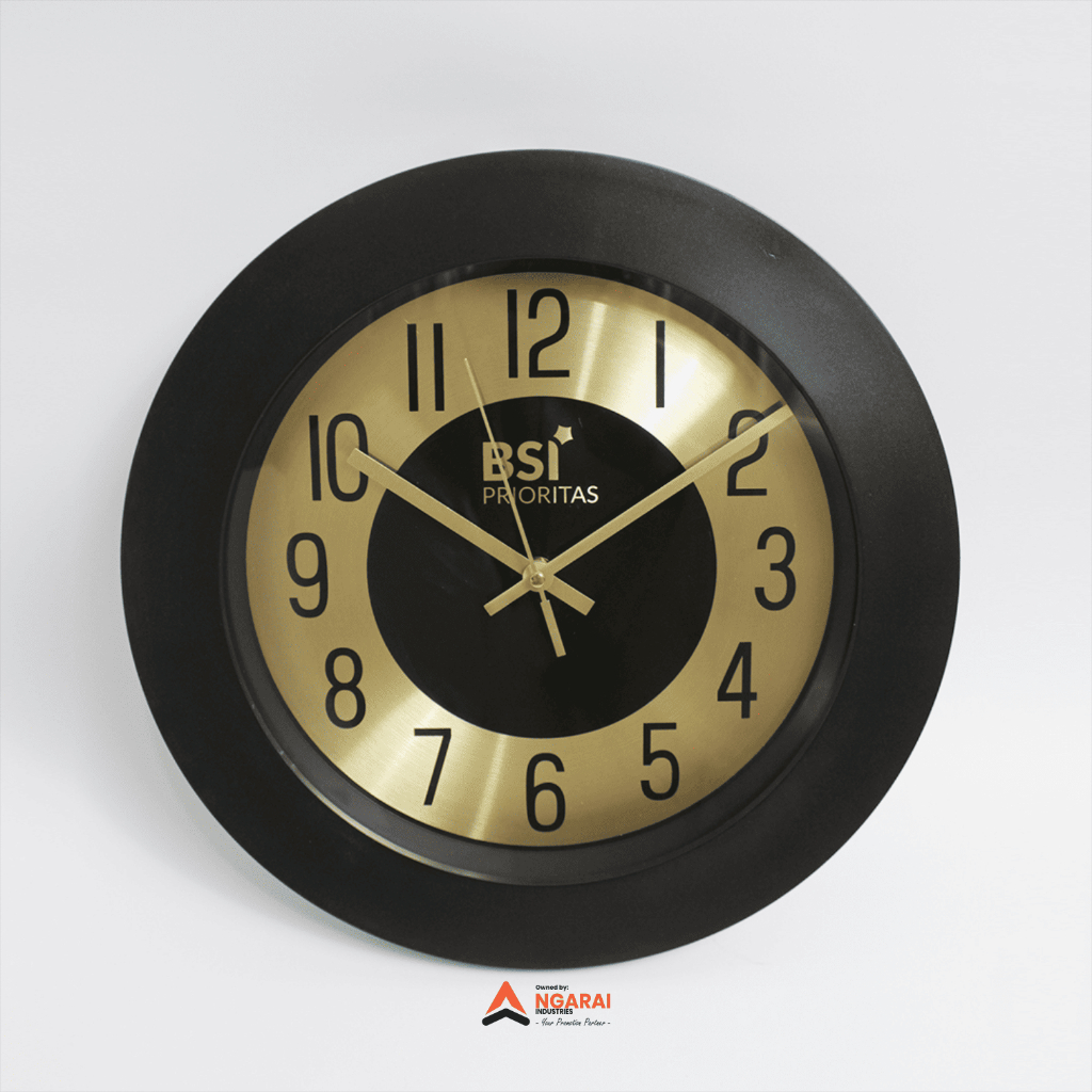 READY STOCK Ngarai Jam Dinding Analog Prioritas BSI Bank Syariah Indonesia Prioritas