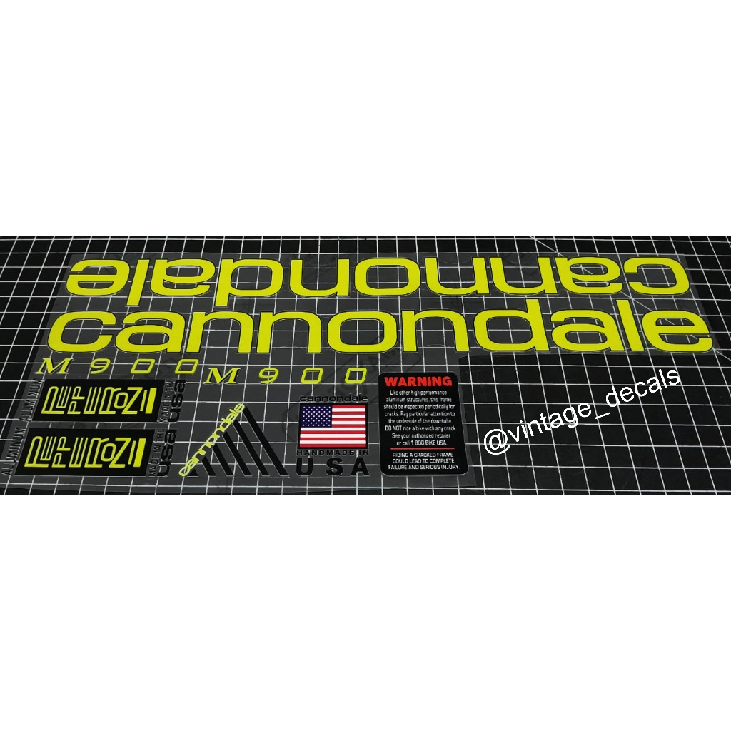 sticker decals cannondale M900 cad3 caad3
