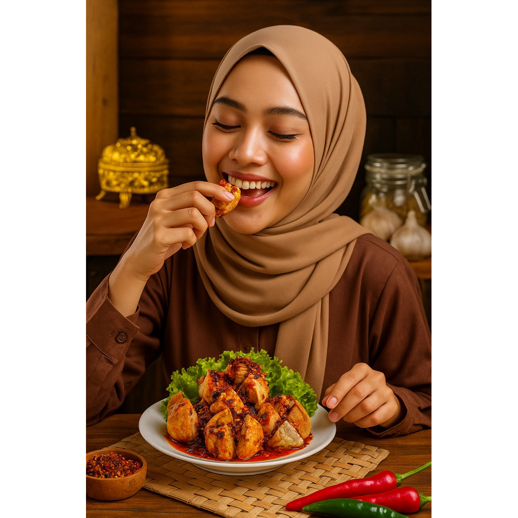 

basreng mentah chili oil isi 8