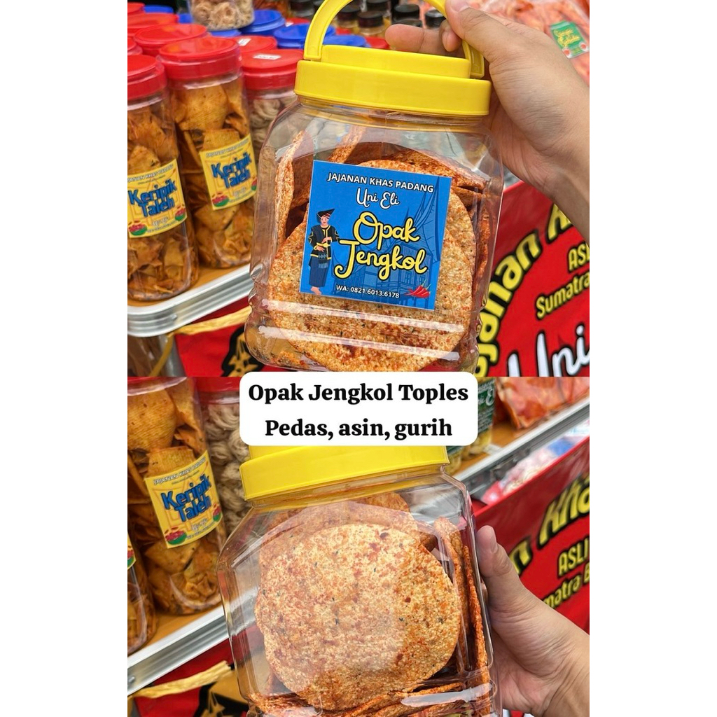 KHAS PADANG Opak Jengkol Asin Pedas Gurih