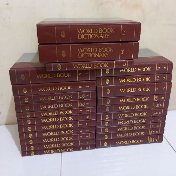 The World Book Encyclopedia Lengkap 1-22 + Word Book Dictionary 2 Buku