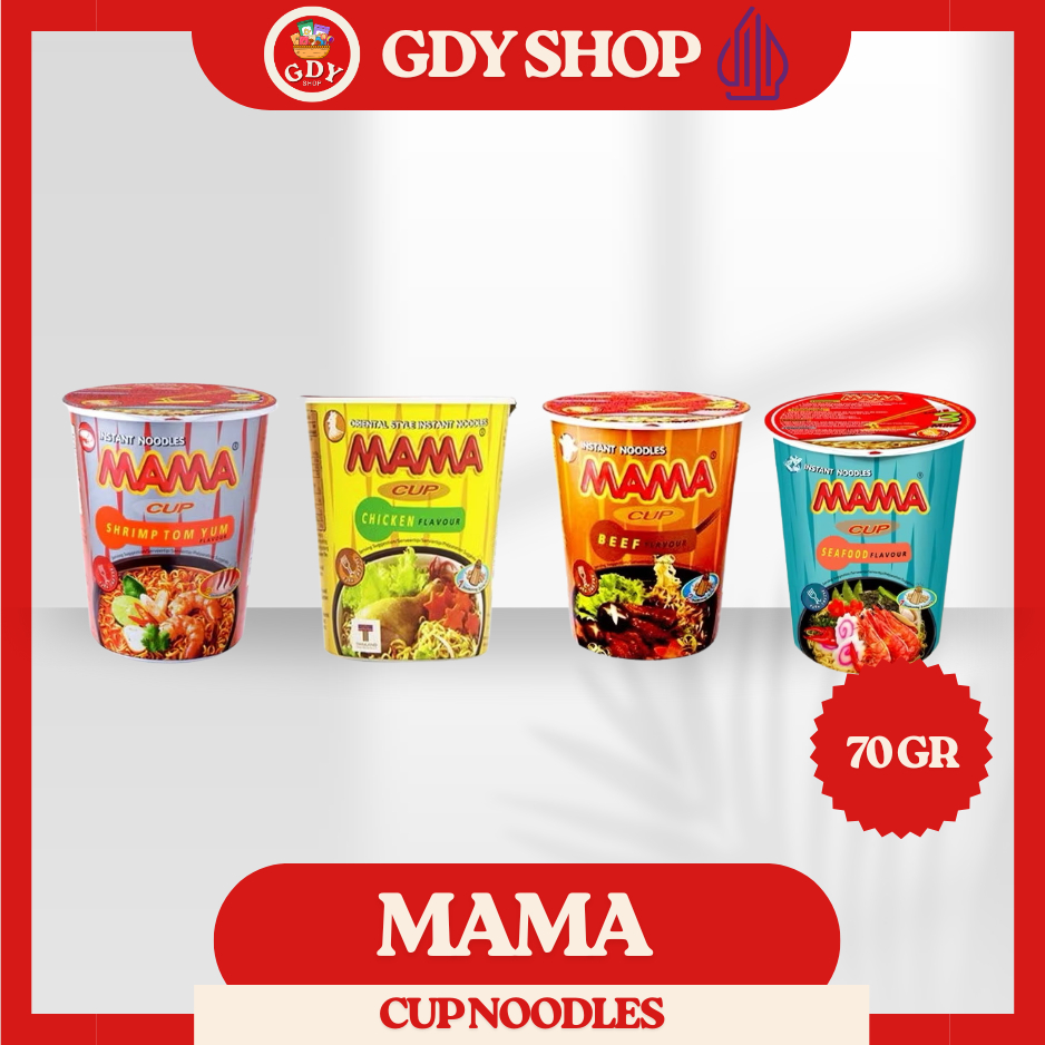 

MAMA NOODLES VARIANT CHICKEN | [CUP] / BEEF / SEAFOOD 70gr