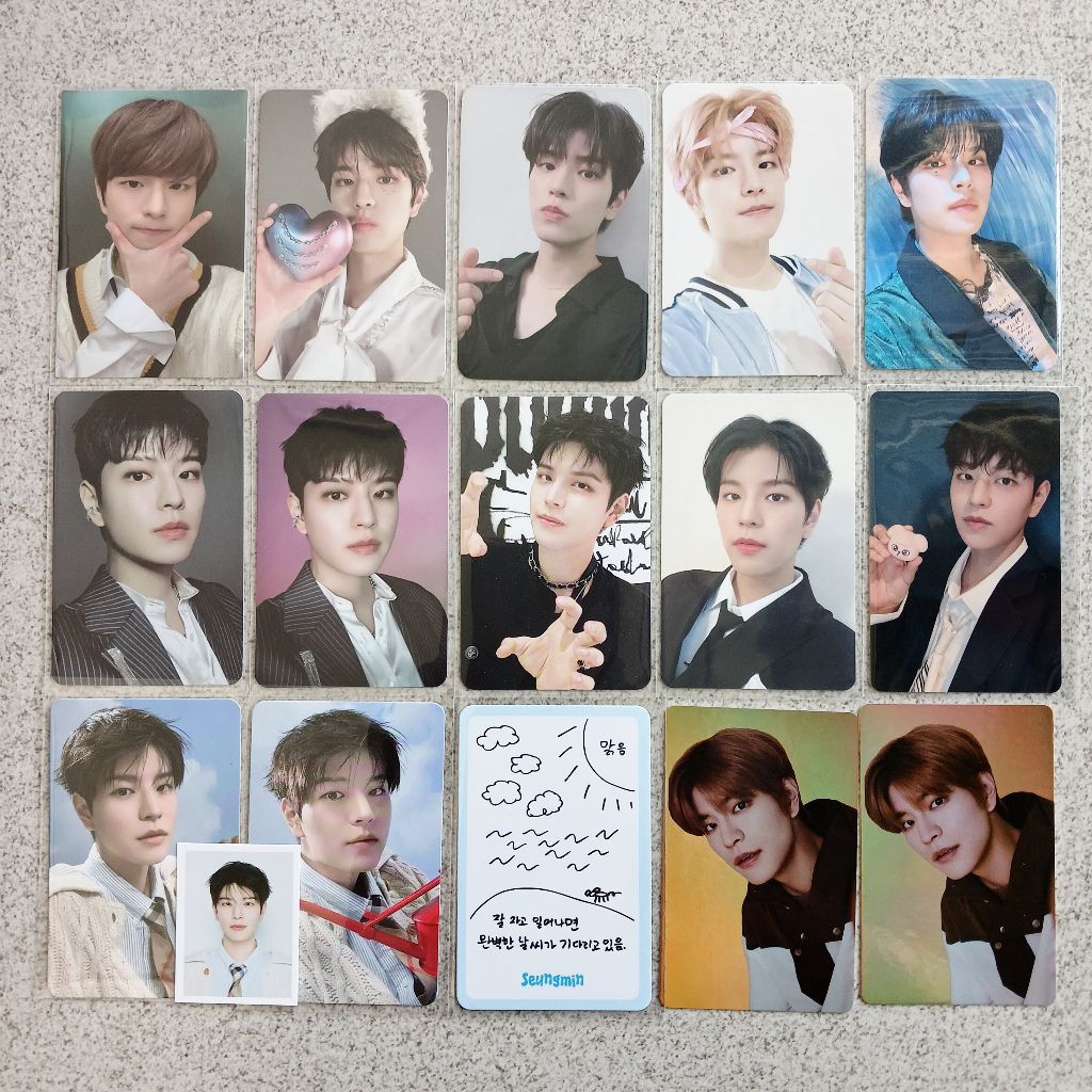 Photocard PC Seungmin Stray Kids POB Album Maxident Shopee LD KMS 5 Star Noeasy Nacific SClass Headl