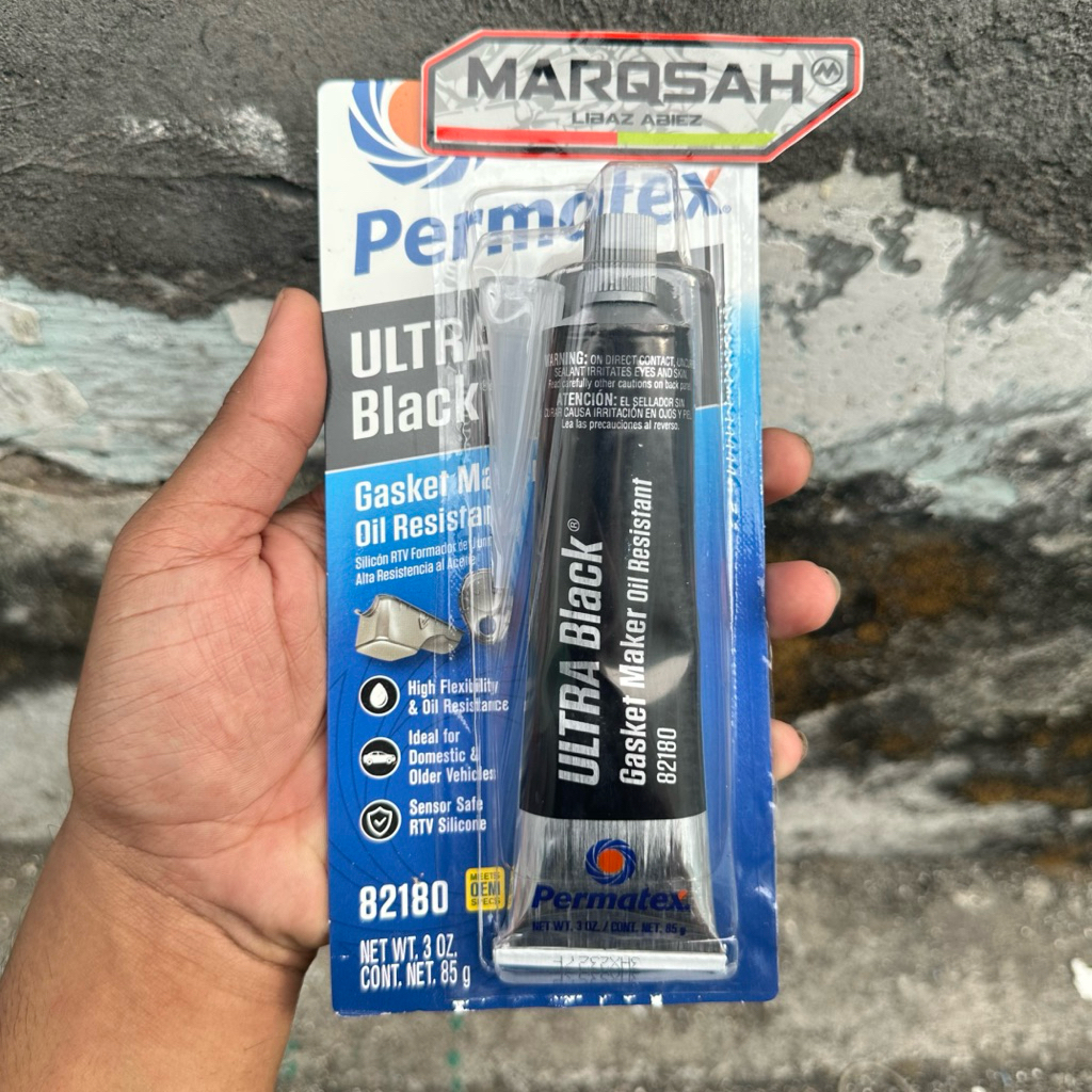 Lem Permatex Ultra Black Lem Paking packing Gasket Motor Mobil