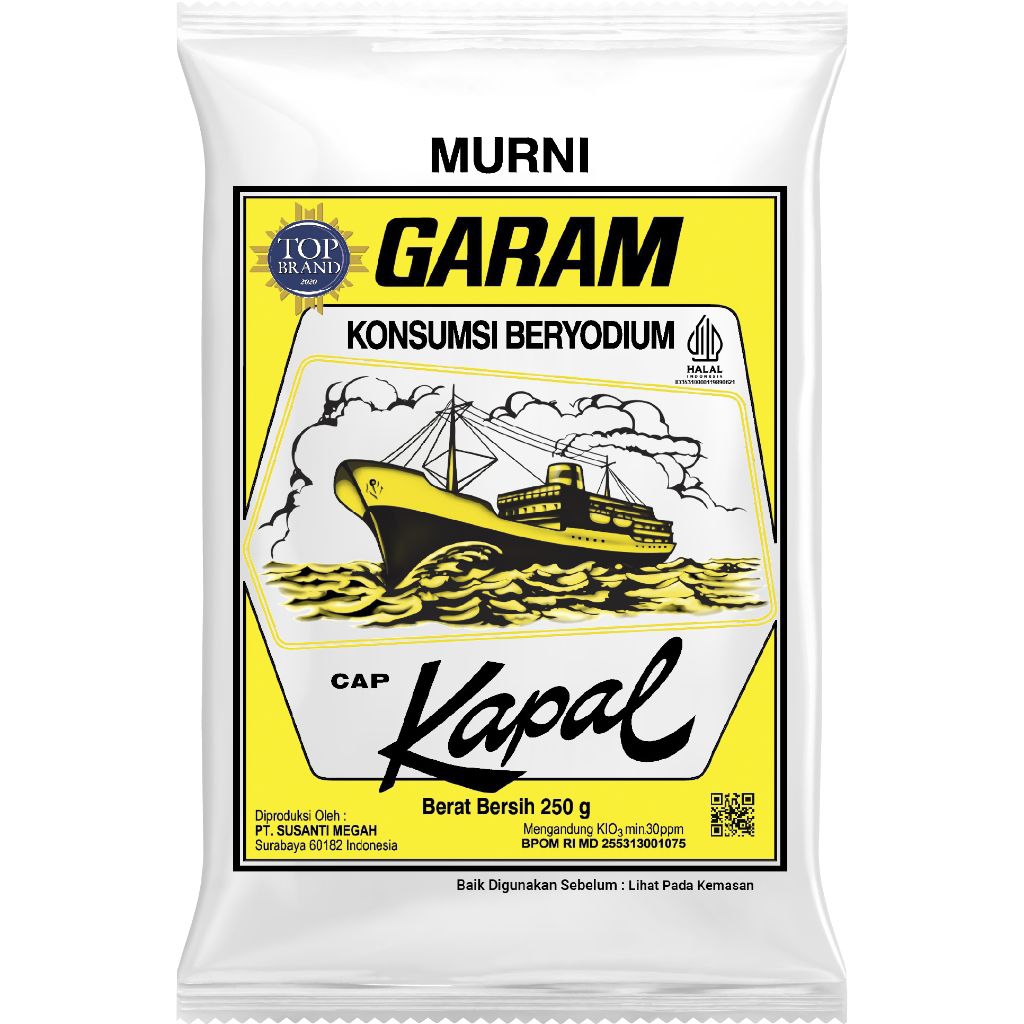 

Garam cap kapal 250g exp 2030