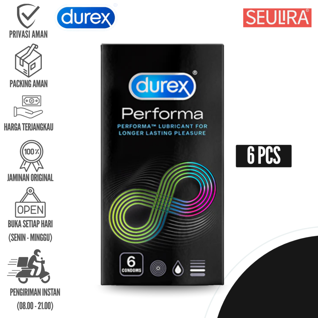 Durex Kondom Performa - 6 Pcs