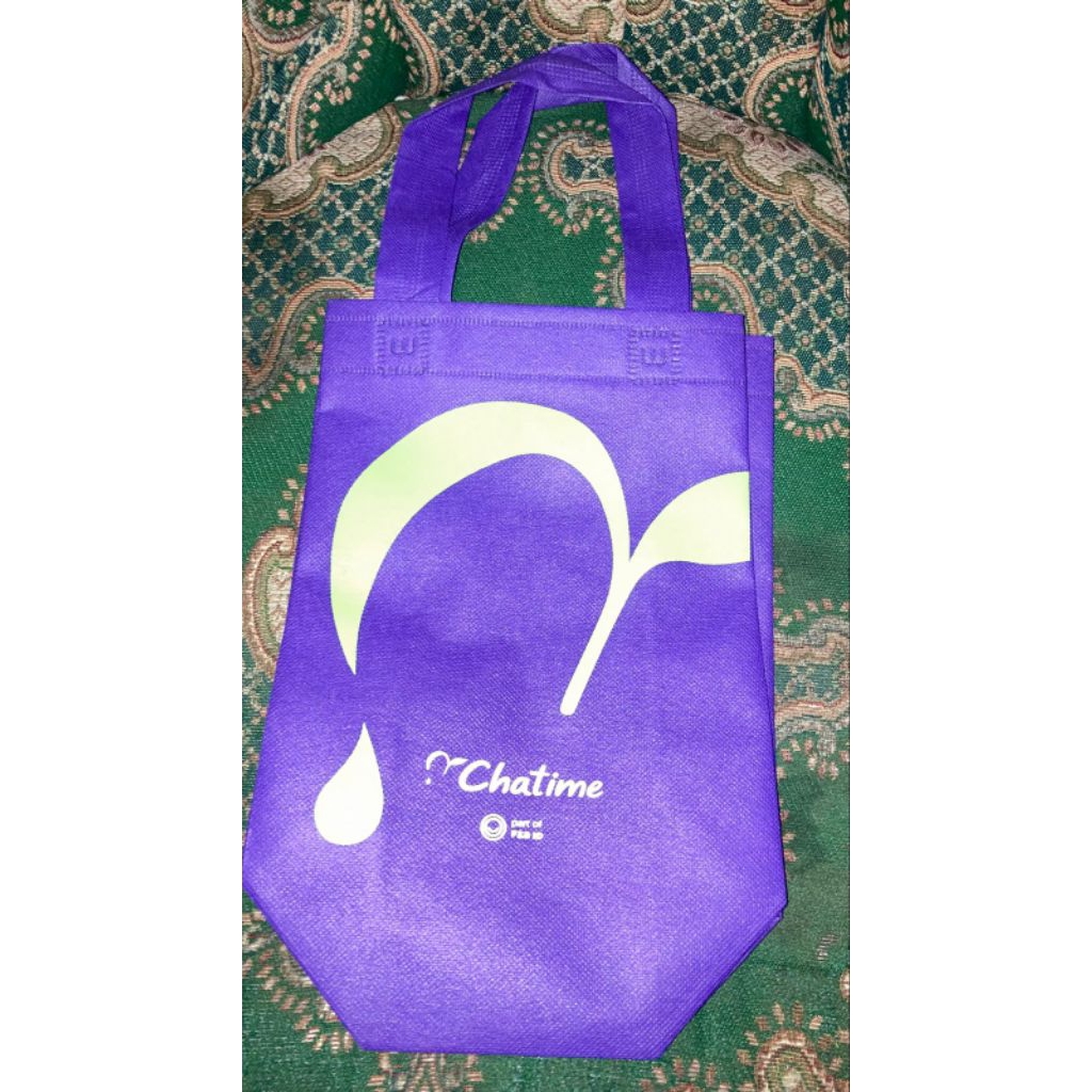 Reusable bag kantong belanja chatime