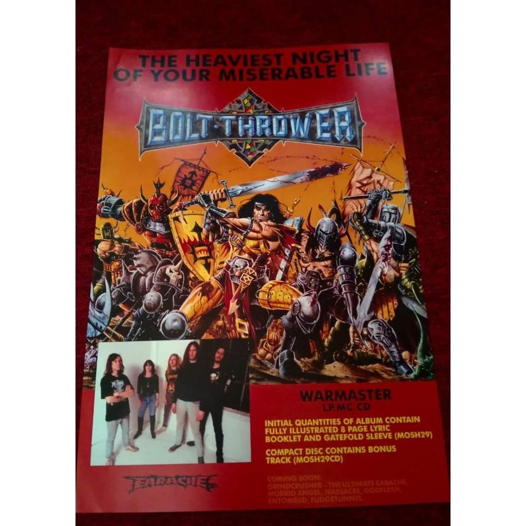 Bolt Thrower | Poster Bolt Thrower | Poster Band | Poster Metal