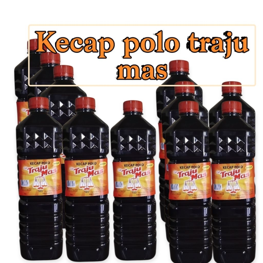 

kecap polo traju mas kemasan 1000ml untuk lauk dan masak kecap khas tulungagung