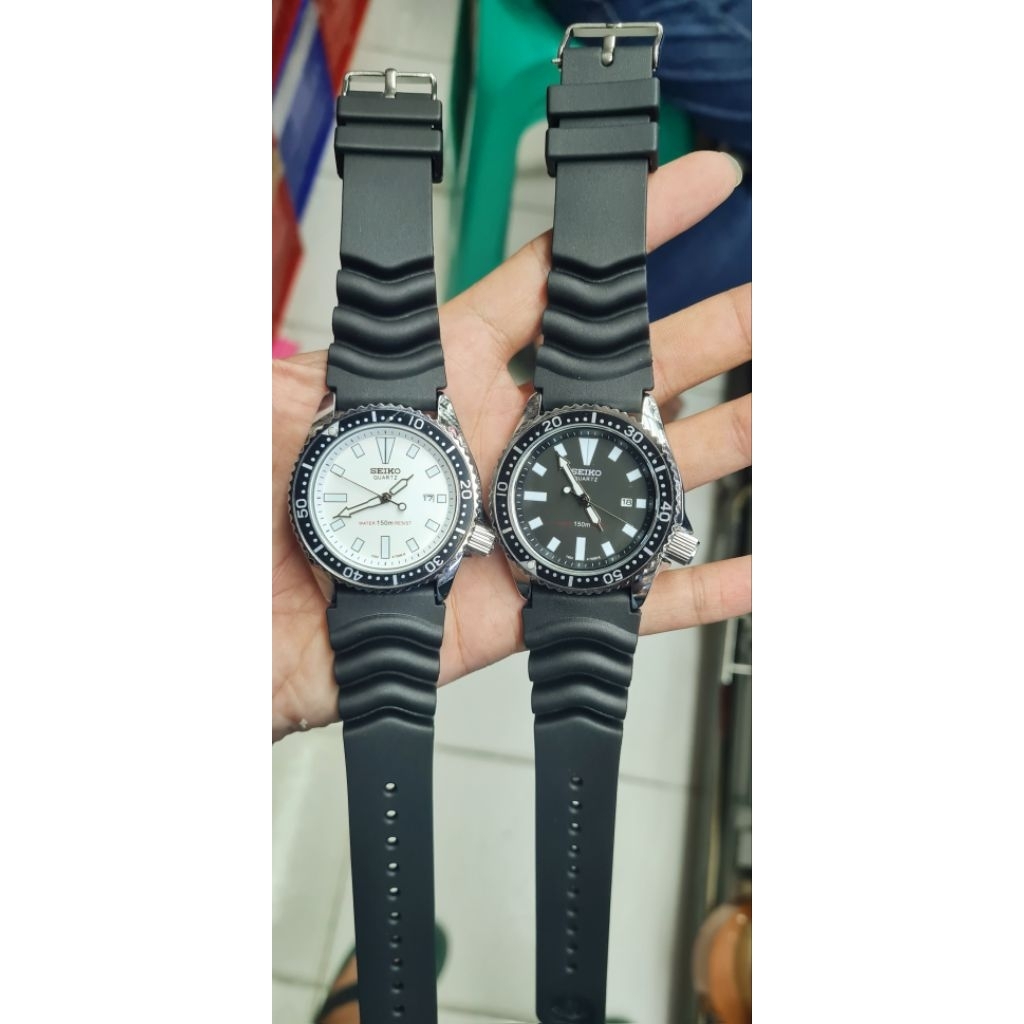 Seiko Jam Tangan Pria Tanggal Aktif Ruber Sporty