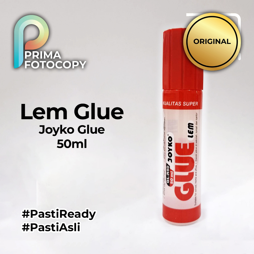 

LEM CAIR JOYKO BESAR GL-R50 / LEM CAIR GL R50 Kertas Origami Kerajinan HVS Sekolah Anak SD SMP SMA SMK Prakarya Manik Manik