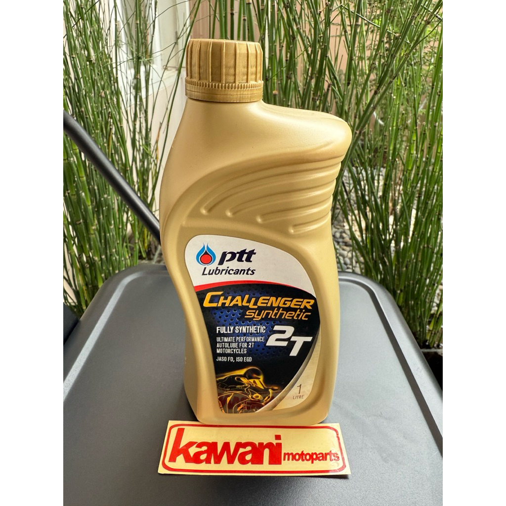 Oli Samping PTT Challenger Synthetic 2T 2 tak Gold full sintetis