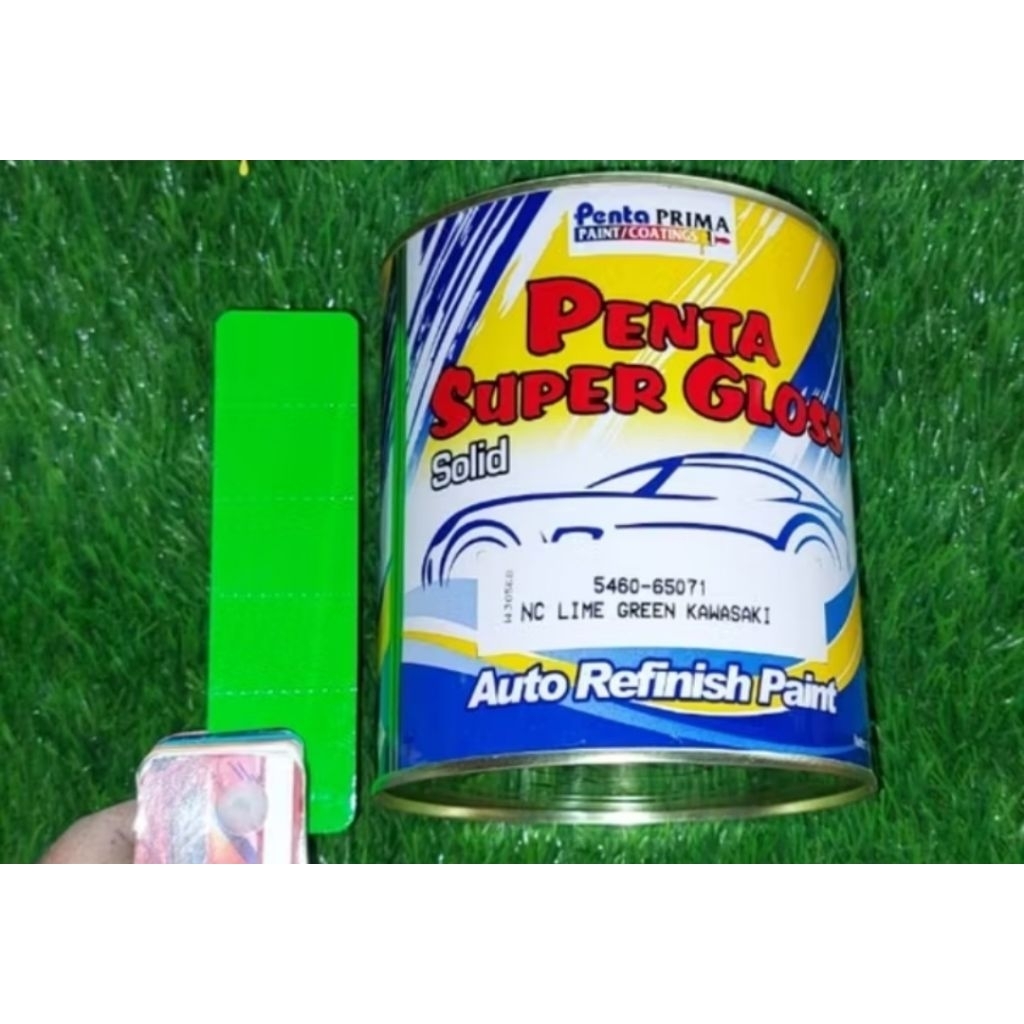 cat penta super gloss lime green hijau ninja 5460-65071