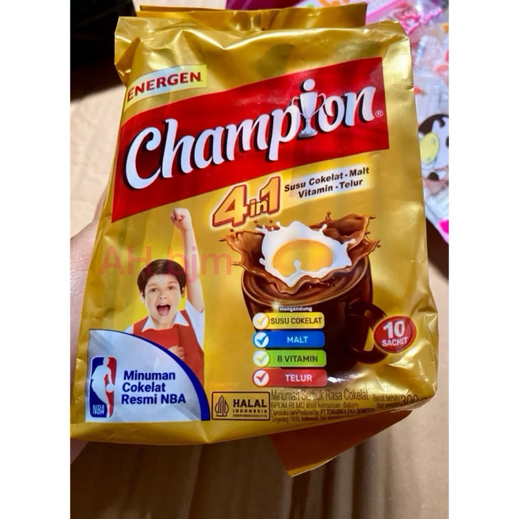 

Energen Champion Minuman Sereal Bubuk coklat isi 10 bungkus