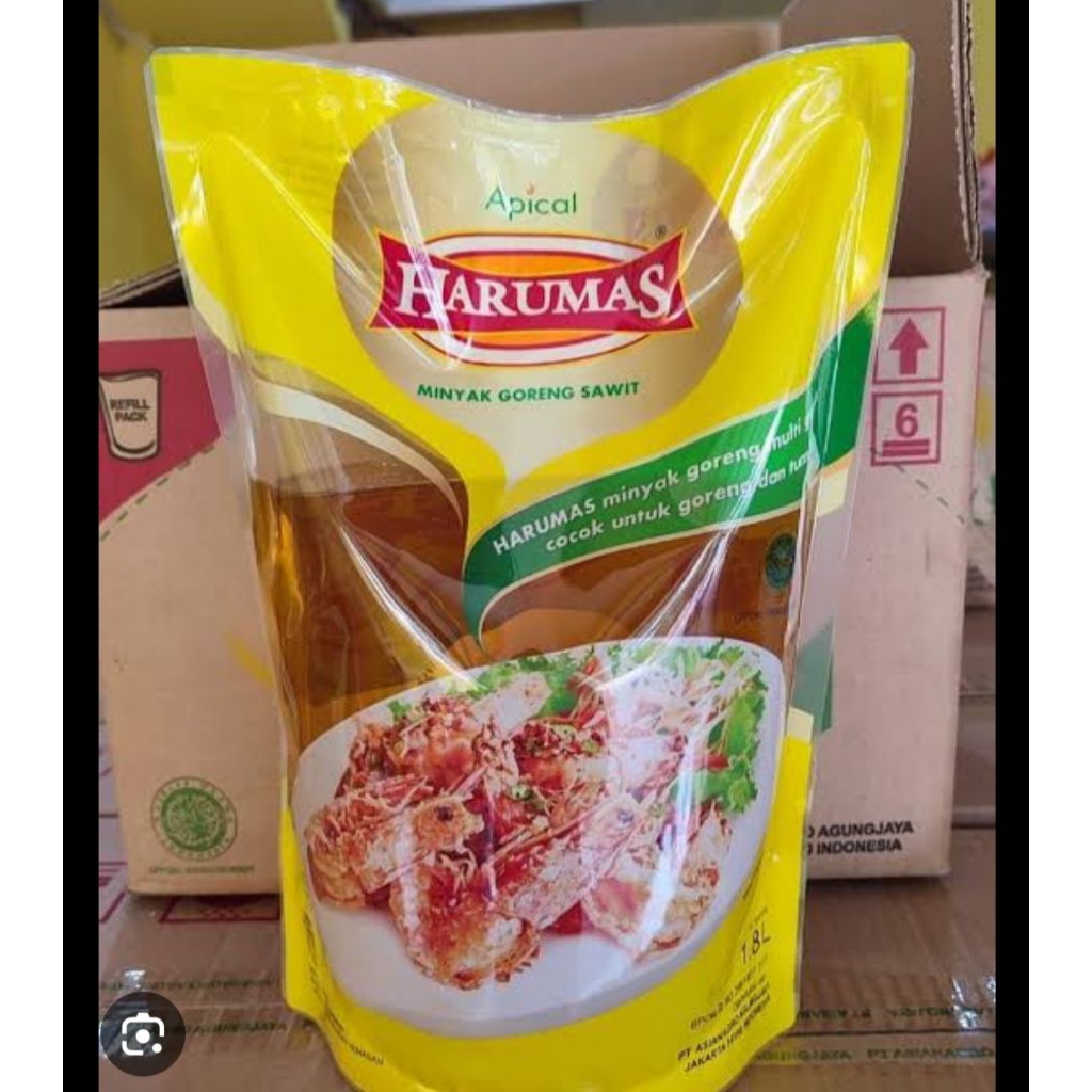 

minyak goreng kelapa sawit harumas 2 L