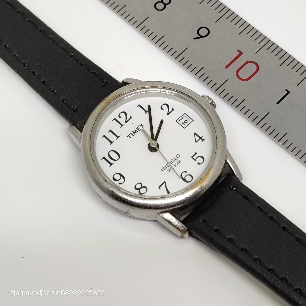 Jam Timex Indiglo T4 Ladies Silver White Bekas