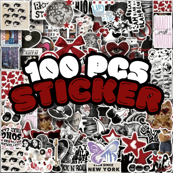 

COD 100 Pcs Sticker Deco Y2K Gaya Retro | Sticker Laptop | Hp | Ipad | [Sticker Murah]