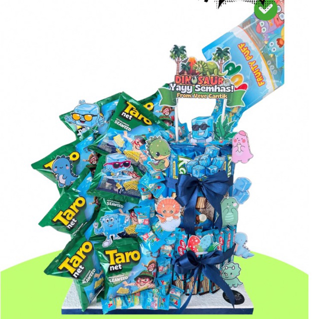 

Ready instan hampers snack tower pengganti kue ulang tahun