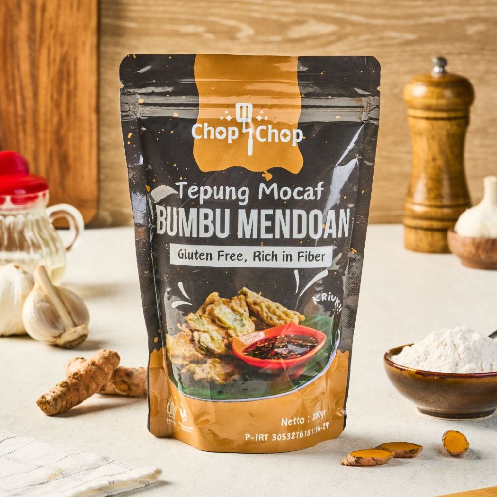 

Tepung Mocaf Chopchop Tempe Mendoan Gluten Free Organik 200g
