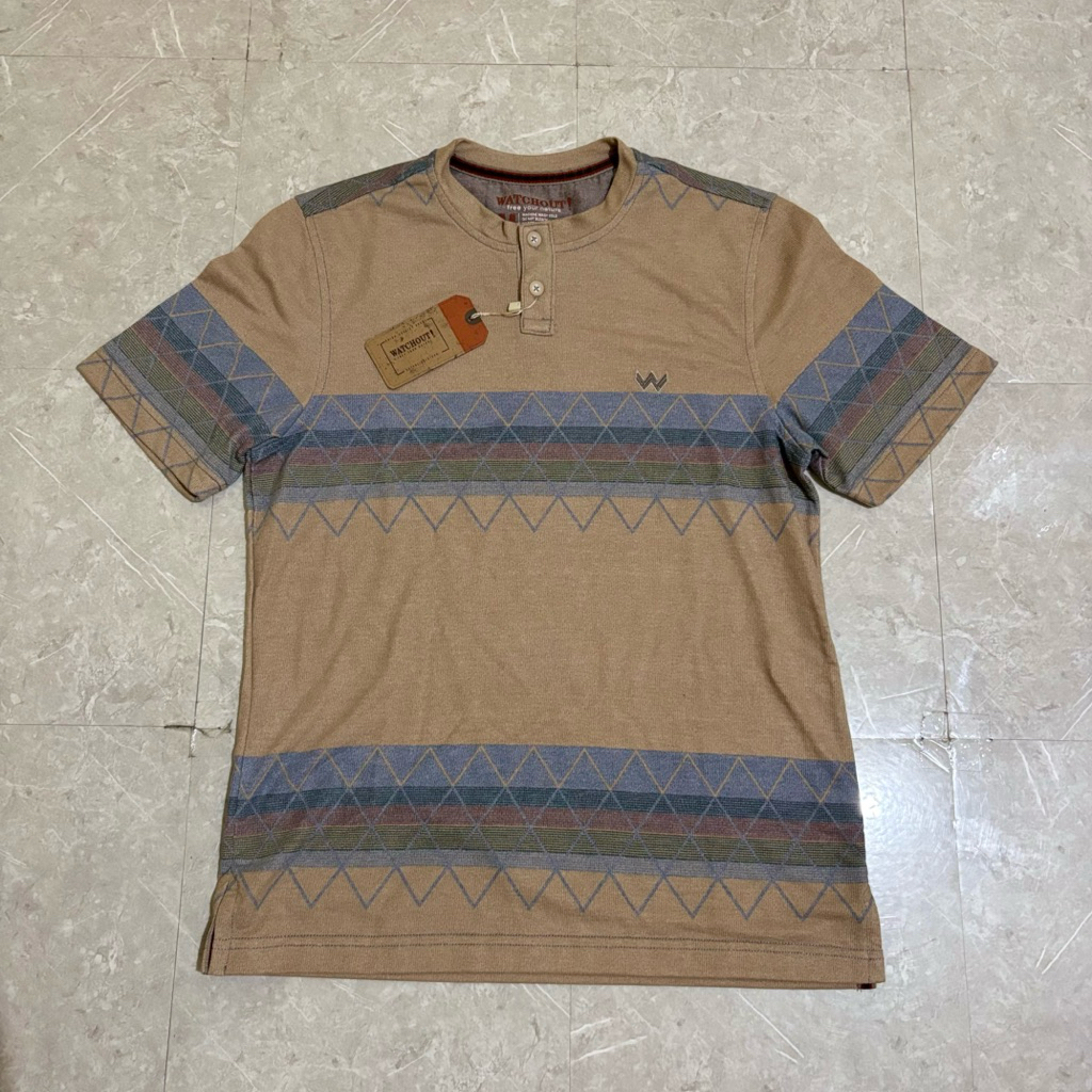 kaos kerah Shanghai pria watchout original WK401130806