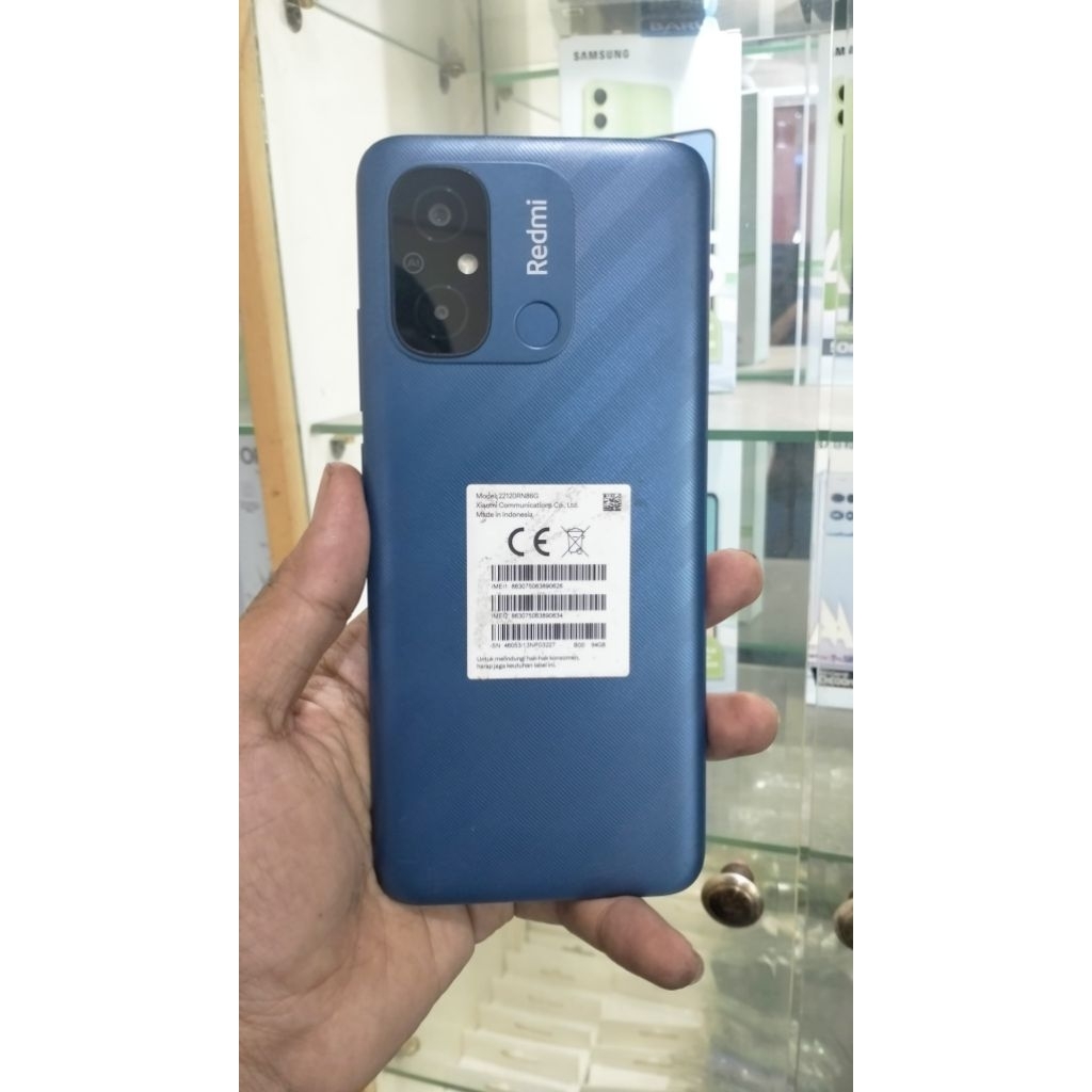 SECOND REDMI 12c RAM 4+3/64 Batangan