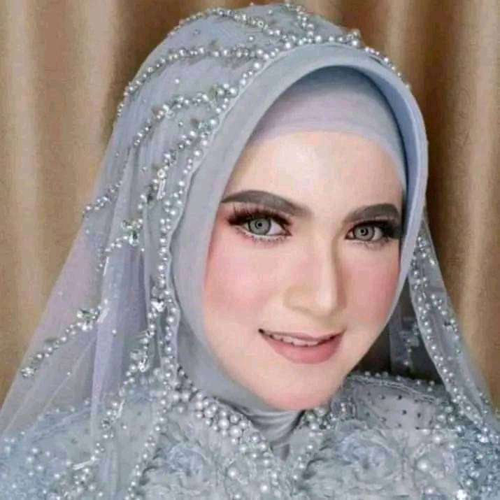 Veil motif Kipas Slayer pengantin mutiara motif payet Mutiara untuk pernikahan sunting pelaminan wed
