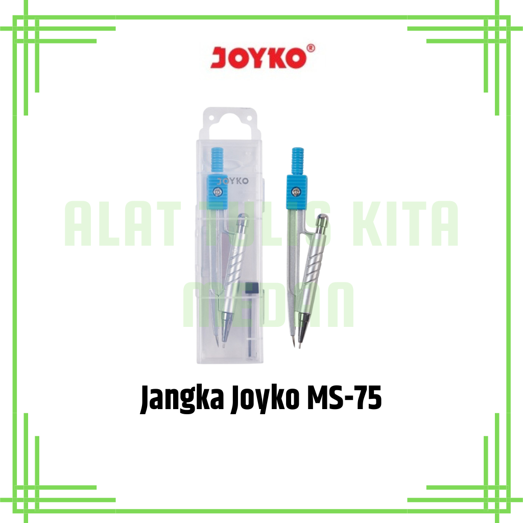 

(1 Pcs) Jangka Besi Joyko MS-75 / Compass / Jangka Matematika Stainless Steel MS-75