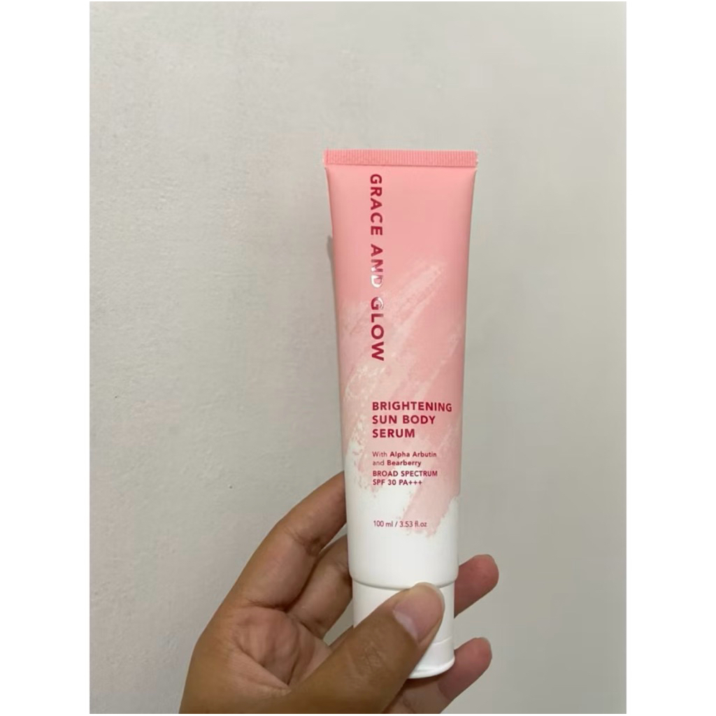 Grace and Glow Brightening sun body serum